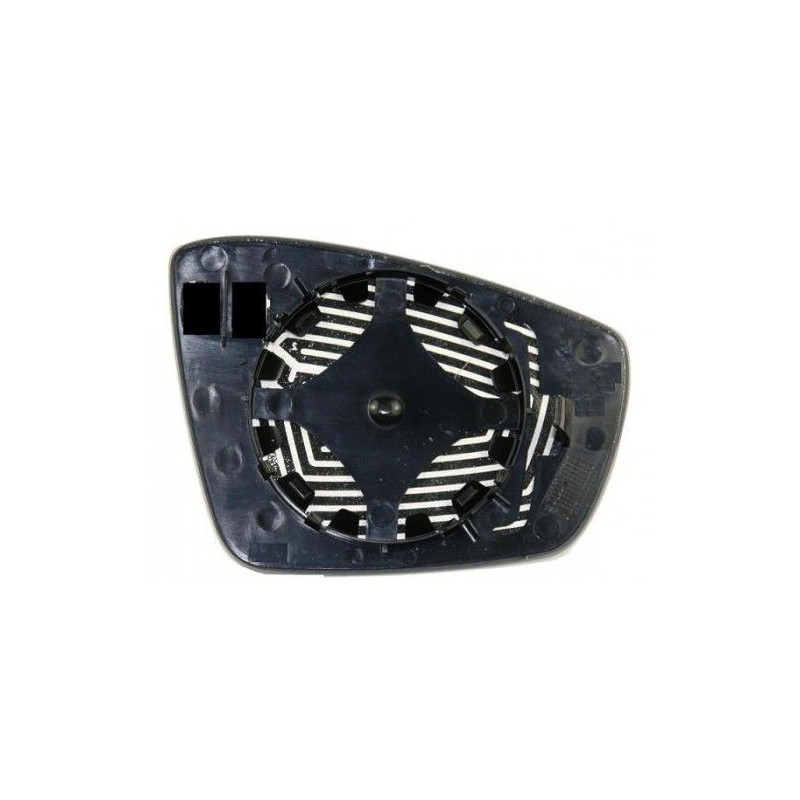 VETRO CON PIASTRA DX CROMATO VOLKSWAGEN POLO (6R1) 2009 2014 OEM 6R0857522