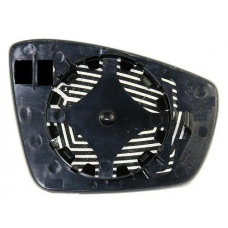 VETRO CON PIASTRA DX CROMATO VOLKSWAGEN POLO (6R1) 2009 2014 OEM 6R0857522
