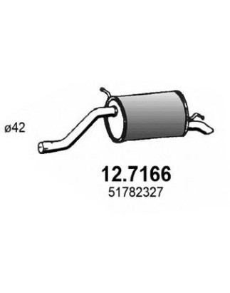 SILENZIATORE POST OEM 51782327