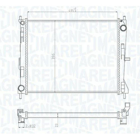 RADIATORI NISSAN MICRA (K12) 2002 2010 OEM 21410AY600