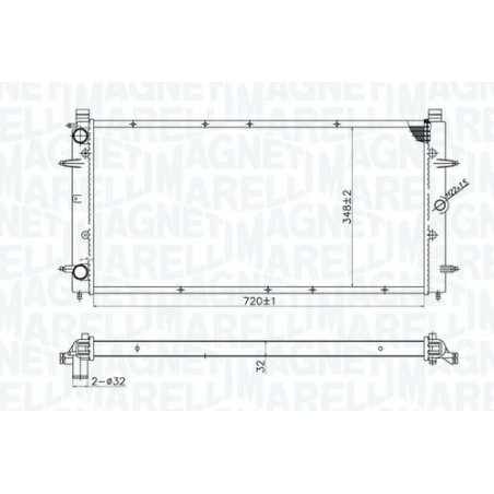 RADIATORI VOLKSWAGEN TRANSPORTER (T4) (70A/70H/7DA/7DH) 1991 1996 OEM 701121253D