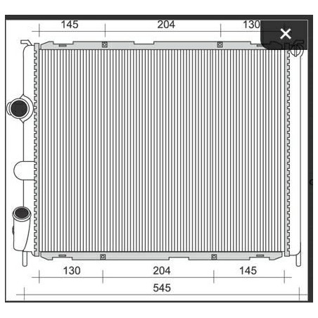RADIATORI RENAULT CLIO II (BB/CB) 1998 2001 OEM 7700430143