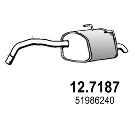 SILENZIATORE POST OEM 51986240