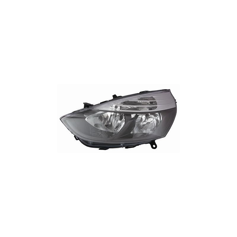 FARO FANALE PROIETTORE DX H7,H1 NERA NERO RENAULT CLIO IV (BH/KH) 2013 2016 OEM 260103127R