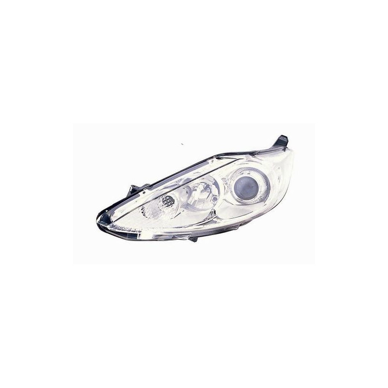 FARO FANALE PROIETTORE SX 5 H7,H1 CROMATA FORD FIESTA (CB1/JHJD) 2008 2013 OEM 1740028