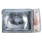 FARO FANALE PROIETTORE SX H5 *TYC* REGOL. MANUALE BIANCA FIAT PANDA (141) 1986 2003 OEM 7570891