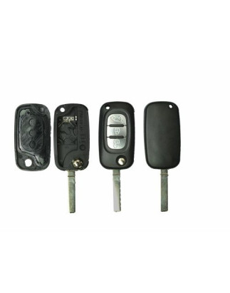GUSCIO PER CHIAVI NERO CON TASTI ARGENTO 3 SIP22 DACIA DUSTER I (HS) 2010 2017