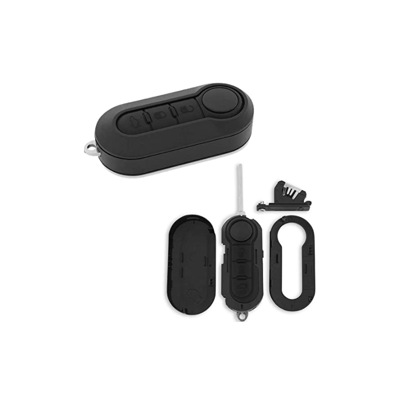 GUSCIO PER CHIAVI NERO (NO LOGO) FIAT 500 (312) 2007 2015