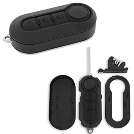 GUSCIO PER CHIAVI NERO (NO LOGO) FIAT 500 (312) 2007 2015