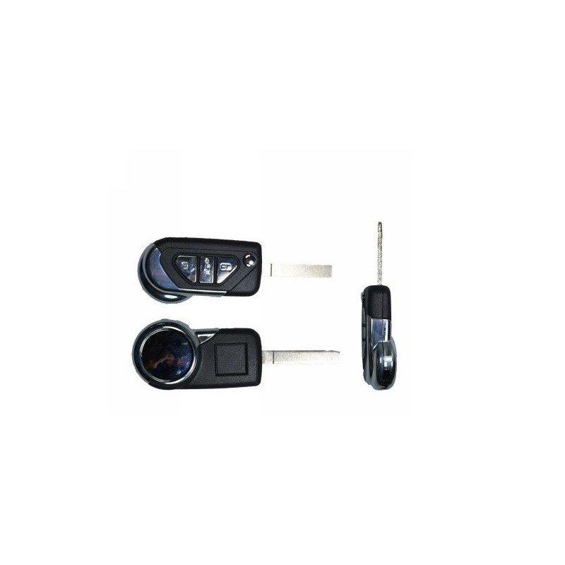 GUSCIO PER CHIAVI NERO CON TASTI ARGENTO 3 VA2 CITROEN DS3 (SA) 2010 2014