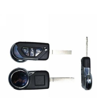 GUSCIO PER CHIAVI NERO CON TASTI ARGENTO 3 VA2 CITROEN DS3 (SA) 2010 2014
