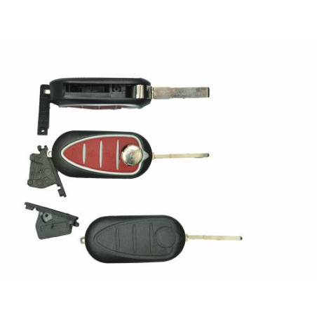 GUSCIO PER CHIAVI NERO CON TASTI ROSSI 3 SIP22 ALFA ROMEO GIULIETTA (940) 2010 2020