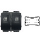 BLOCCO COMANDI ALZACRISTRALLO POST SX 7 2 MARRONE DACIA DUSTER I (HS) 2010 2017 OEM 254113300R