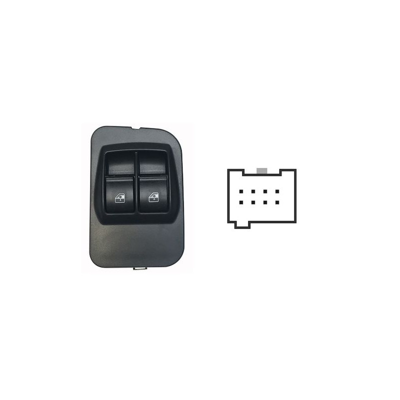 PULSANTIERA ALZACRISTRALLO SX 8 2 CITROEN NEMO (AA) 2008  OEM 735461275