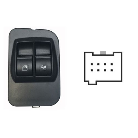 PULSANTIERA ALZACRISTRALLO SX 8 2 CITROEN NEMO (AA) 2008  OEM 735461275