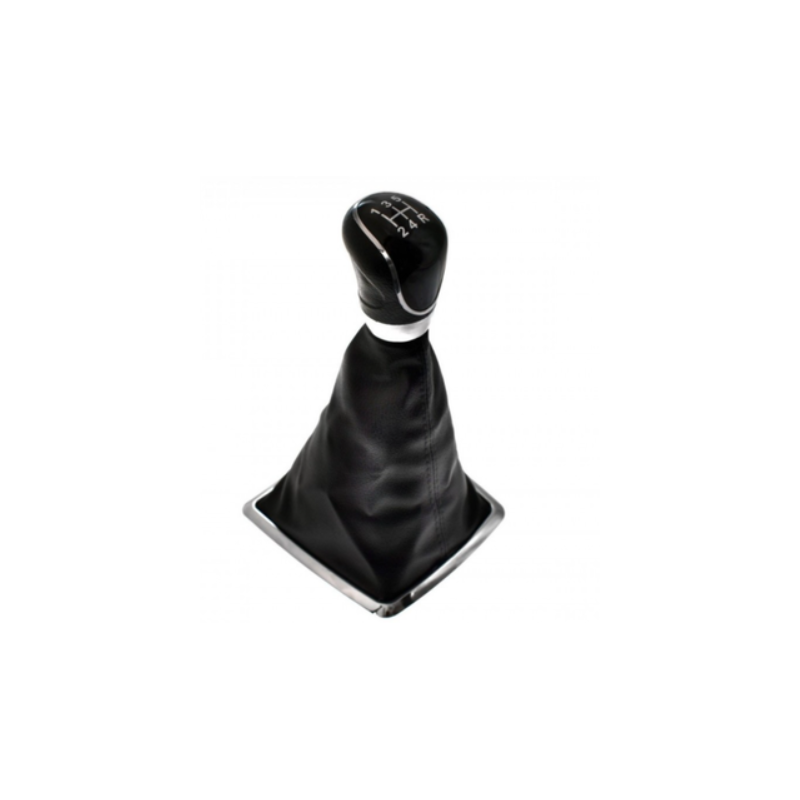 POMELLO E CUFFIA CAMBIO NERO/CROMATO 5 CROMATA FORD FOCUS (DAW/DBW) 2004 2008 OEM 1548262