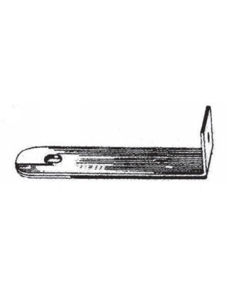 SUPPORTO TARGHE ANT (COPPIA) FIAT 500 F / L / R 1965 1975