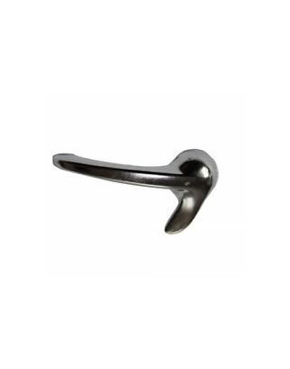 MANIGLIA APRIPORTA INTERNA GALLETTO DEFLETTORE IN ZAMA CROMATA ANT SX FIAT 500 F / L / R 1965 1975 OEM 4085812