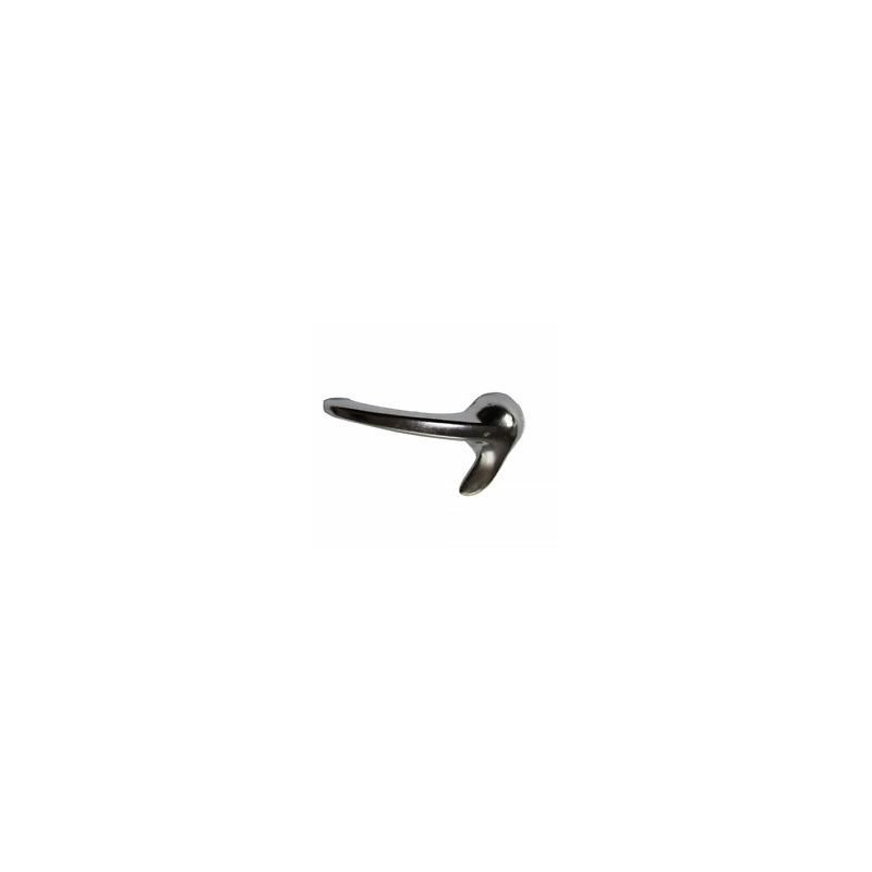 MANIGLIA APRIPORTA INTERNA GALLETTO DEFLETTORE IN ZAMA CROMATA ANT SX FIAT 500 F / L / R 1965 1975 OEM 4085812
