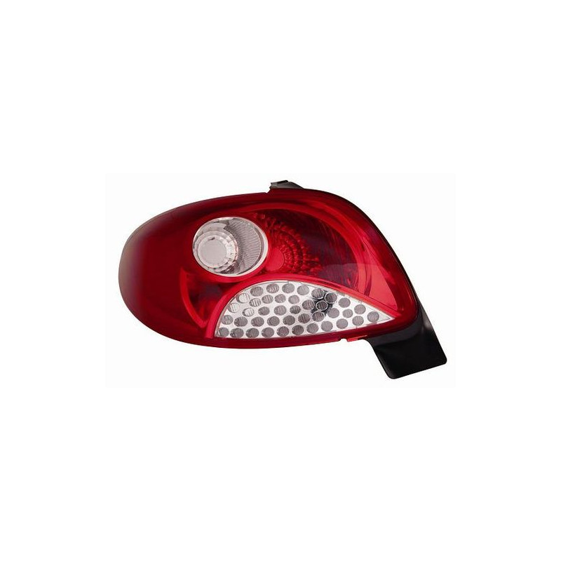 FANALE POST SX BIANCO/ROSSO SENZA VISTEON PEUGEOT 206+ (PLUS) (2L/2M) 2009 2013 OEM 6350GV