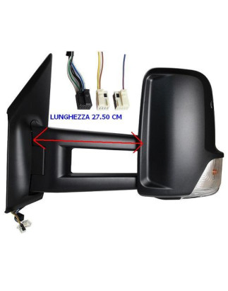 RETROVISORE ELETT DX LUNGO 27.5 CM NERO 9 3 CONNETTORI MERCEDES-BENZ SPRINTER (W907/W910) 2018  OEM A0018229020