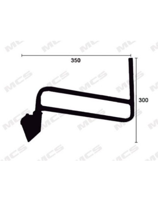 BRACCI RETROVISORE DX 300X350