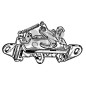 CHIUSURA COFANO SCONTRINO POST FIAT MULTIPLA (186) 1998 2004 OEM 46519127