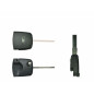 GUSCIO PER CHIAVI NERO 0 SOLO PARTE SUP INCAVO AUDI HU66 AUDI A4 (8D2) 1994 2000