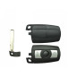 GUSCIO PER CHIAVI NERO CON TASTI ARGENTO 3 VANO BATTERIA SUL RETRO DI EMERGENZA BMW SERIE 5 GT F07 2009 