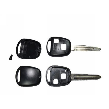 GUSCIO PER CHIAVI NERO 2 NO TASTI IN GOMMA TOY41R TOYOTA CAMRY 2002 