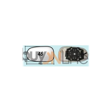 VETRO CON PIASTRA DX AZZURRATO LANCIA LYBRA (839) 1999 2005