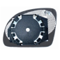 VETRO CON PIASTRA SX CROMATO VOLKSWAGEN NEW BEETLE (9C1/1C1/1Y7) 1998 2011 OEM 1C1857521D