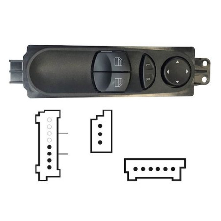 PULSANTIERA ALZACRISTRALLO SX 12 2 MERCEDES-BENZ SPRINTER (W907/W910) 2018  OEM A9065451213