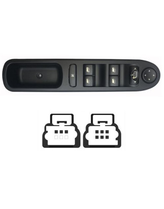 PULSANTIERA ALZACRISTRALLO SX 9 4 CITROEN C5 (DE/DC) 2001 2004 OEM 6554KT