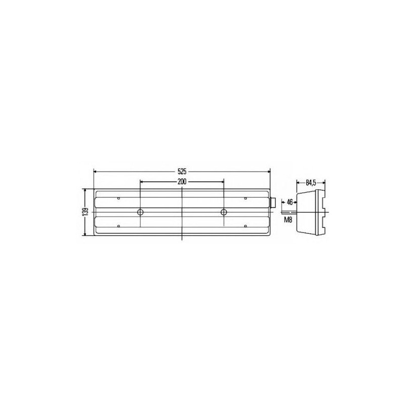 FANALE POST MB ACTROS DX