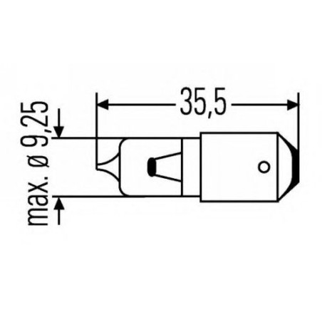 H6W 12V 6W STANDARD