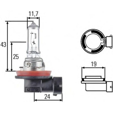 H11 12V 55W STANDARD
