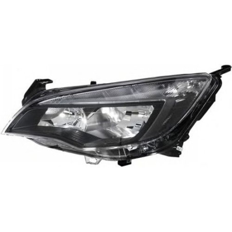 FARO DX 2H7 C/DRL A LED C/MOT EL OPEL ASTRA J 01/10  PAR NERA