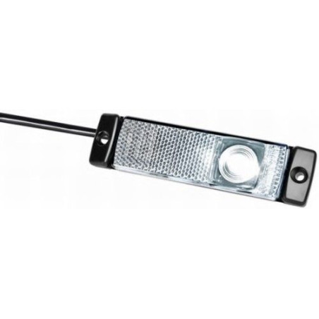 LUCE DI POSIZ 1 LED BIANCO 24VQL CAVO 500 MM