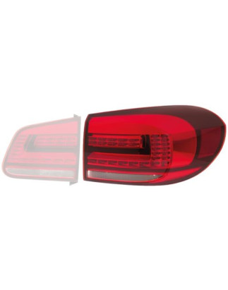 FANALE P/DX A LED EST VW TIGUAN 06/11 