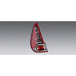 GRUPPO OTTICO P/SX EST RENAULT SCENIC X-MODE 03/09  BORDO ROSSO