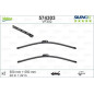 SPAZZOLA TERGI SILENCIO FLAT BLADE ANT SX COPPIA 550mm + 550mm CODICE BREVE: VF302