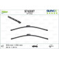 SPAZZOLA TERGI SILENCIO FLAT BLADE ANT SX COPPIA 550mm + 550mm CODICE BREVE: VF352