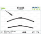 SPAZZOLA TERGI SILENCIO FLAT BLADE ANT DX/SX COPPIA 650mm + 650mm CODICE BREVE: VF420