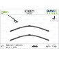 SPAZZOLA TERGI SILENCIO FLAT BLADE ANT DX/SX COPPIA 580mm + 450mm CODICE BREVE: VF357