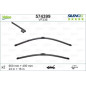 SPAZZOLA TERGI SILENCIO FLAT BLADE ANT SX COPPIA 600mm + 400mm CODICE BREVE: VF336