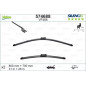 SPAZZOLA TERGI SILENCIO FLAT BLADE ANT SX COPPIA 800mm + 700mm CODICE BREVE: VF488