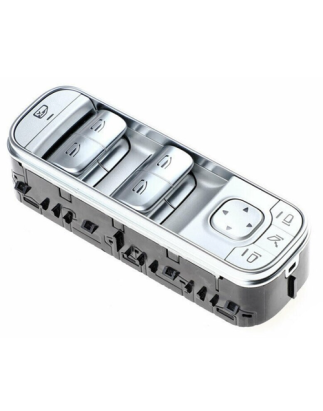BLOCCO COMANDI ALZACRISTRALLO/RETROVISORE SX 3 4 ARGENTO MERCEDES-BENZ GLE (W166) 2015 2019 OEM 1679054501