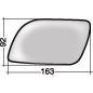 VETRO CON PIASTRA SX VOLKSWAGEN POLO (9N2) 2002 2005 OEM 6Q0857521A