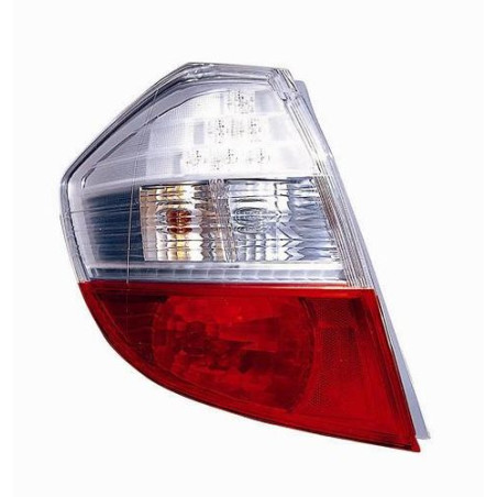 FANALE POST DX BIANCO/ROSSO CON LED HONDA JAZZ (GE/GG/GPZA) 2008 2011 OEM 33501SJDG11
